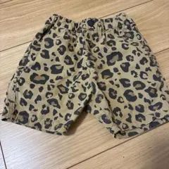 MY LITTLE WONDER ヒョウ柄ハーフパンツ 100
