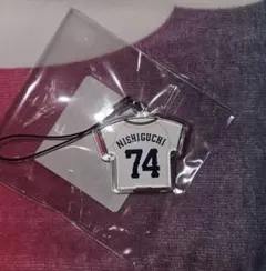 埼玉西武ライオンズ 西口監督 ユニフォーム型ストラップ 75周年ユニフォーム