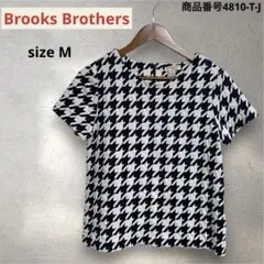 Brooks Brothers 千鳥柄半袖トップス　サイズMのサムネイル