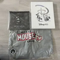 ディズニー100 1番くじ ポーチ＆トートバック＆キャンバスボード3点セット