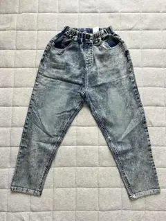 ケミカルウォッシュパンツ ウエストゴム付きのサムネイル