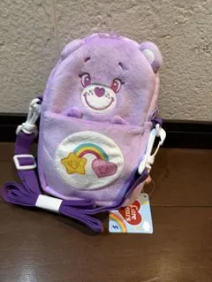 ケアベア Care Bears ぬいぐるみショルダー パープル
