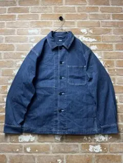 UNIQLO オールドユニクロ　カバーオール　デニムジャケット　ストライプ　古着