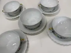 リモージュ ジョルジュボワイエ スープ＆ソーサー+ソースボート 良品 リモージュ ジョルジュボワイエ スープ＆ソーサー+ソースボート 良品