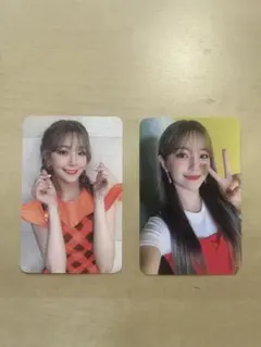 fromis_9 ジホン　トレカセット 新品】fromis_9 ジウォン ジホン トレカ 通常盤 2枚セット 公式 - メルカリ