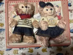 ダッフィー シェリーメイ ぬいぐるみバッジ 2点セット
