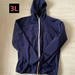 ワークマン　FieldCore フード付きジャケット 3L ネイビー