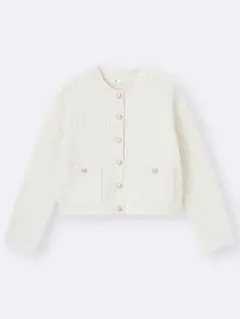 【今季商品】ツイーディーニットカーディガン ベストセラー