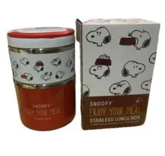 (人気商品)新品未使用SNOOPY ステンレスランチボックス 500ml