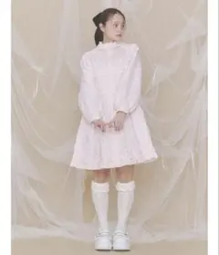 merryjennyジャガードフードミニワンピース
