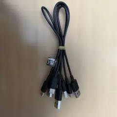 USBケーブル ３本セット 黒1メートル
