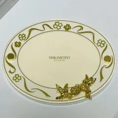 【真珠付き】 MIKIMOTO 花模様 フォトフレーム 楕円形
