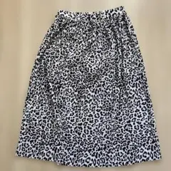 H&M ヒョウ柄 ロングスカート S