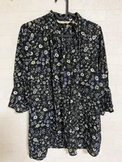PAUL & JOE UNIQLO花柄ブラウス 五分袖