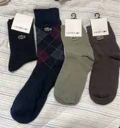 在庫品　4足セット　LACOSTE ソックス 25～27cm