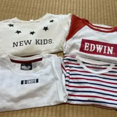 子供　長袖　ロンT 4枚まとめセット100