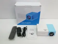 LEDプロジェクター キッズシアター こどもプロジェクター ブルーホワイト