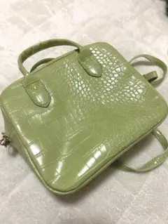 バッグ ハンドバッグ グリーン 春のサムネイル