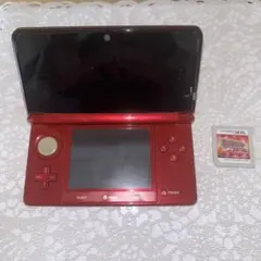 3DS本体(フレアレッド)＋ポケットモンスターオメガルビーソフト