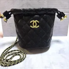 ノベルティ♡ミニショルダーバック　レザー　ブラック