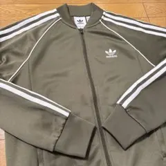 adidas カーキ オリーブグリーン ジャージ M