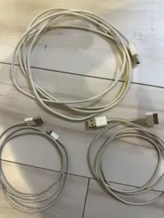 USB充電ケーブル 3本セット ホワイト