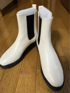 【未使用】厚底サイドゴアブーツ