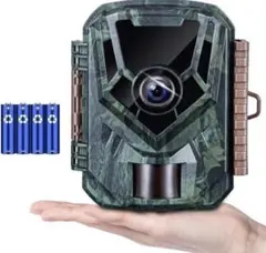 トレイルカメラ 小型 防犯カメラ 野生動物監視カメラ 動画2.7kのサムネイル