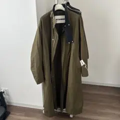 JIL SANDER ステンカラー（ミリタリー）コート オリーブのサムネイル