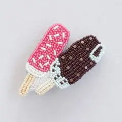 MIYUKI はらぺこブローチ アイスキャンディー ビーズ刺繍キット 新品