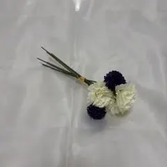 造花 ホワイト＆パープル 小花アレンジメント