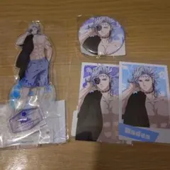 くじクリフ 終末のワルキューレ ハデス アクリルスタンド1種缶バッジ2