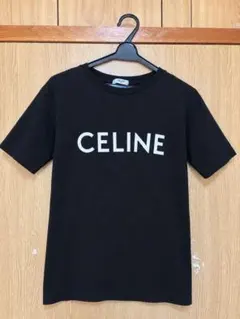 CELINE セリーヌ ロゴ Tシャツ ブラック XXS