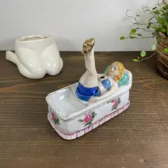 50's ヴィンテージ ピンナップガール アッシュトレイ 灰皿 陶器 ビンテージ