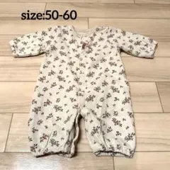 花柄 ロンパース