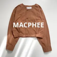 未使用近　マカフィー　コットンナイロンワッシャー クルーネックジャケットのサムネイル