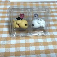 マルチーズ ミニフィギュア 2点セット(粘着パーツ付き)