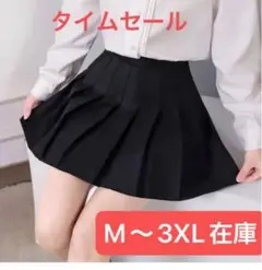 2XLミニスカートプリーツスカート レディーススカート 新品　黒skirt