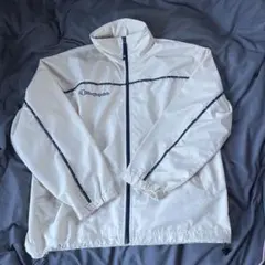 Champion ホワイト ナイロンジャケット