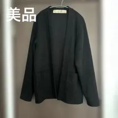 ナノユニバース LB.04 フェイクスウェードトッパーカーディガン メンズ