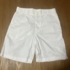 チノハーフパンツ M ホワイト 白