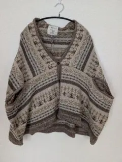 Niko and... ノルディック柄ニットベスト