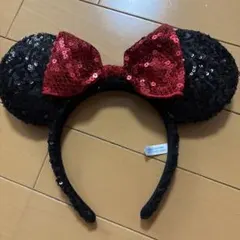 カチューシャ　ミニー　スパンコール　ディズニー