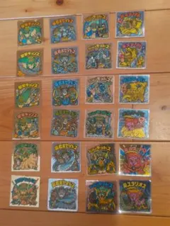 旧ビックリマンシール　17弾　ヘッドフルコンプ　24枚セット まとめ キッソス