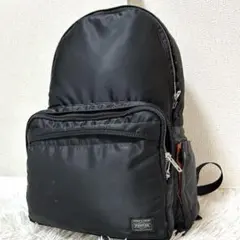 【現行品✨美品/タンカー】ポーター　リュック　大容量　デイパック　黒　男女　人気