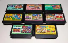 【FC】くにおくんシリーズ8本セット ファミコンソフト