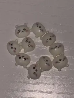 ネイルパーツ 3Dネイルパーツ あざらしパーツ あざらしネイル 2個