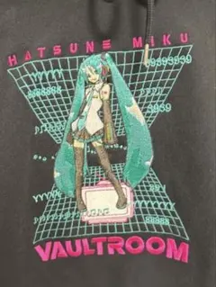 【最終値下げ】VAULTROOM 初音ミク パーカー ブラックのサムネイル