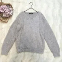 美品【Mouvoir】ニットセーター　Mサイズ 　ベージュ