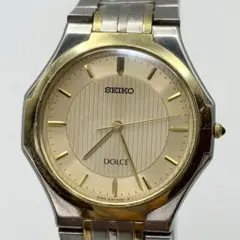 美品/稼働品】 SEIKO DOLCE 8J41-6130 コンビ 純正ブレス - メルカリ